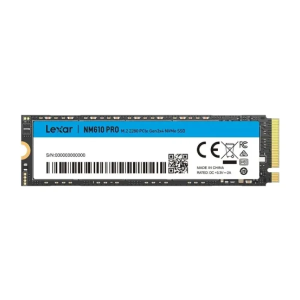 Lexar NM610PRO LNM610P500G-RNNNG PCI-Express 3.0 500 GB M.2 SSD