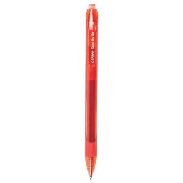 Liqeo Instant Dry 0.7 mm Kırmızı Jel Kalem
