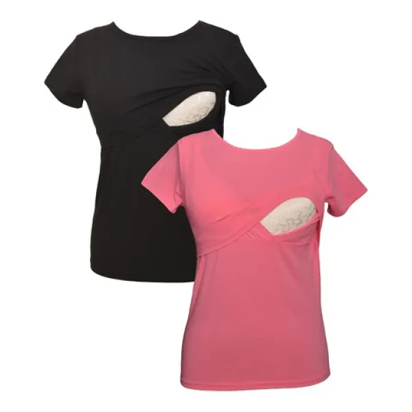 LuvmaBelly MYRA2501_2505 Emzirme tshirt seti