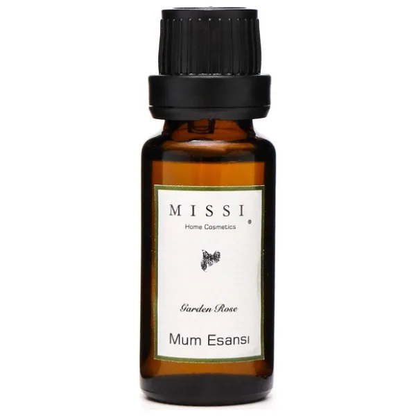 Missi 20 ml Garden Rose Mum Esansı - Şeffaf - 1 Adet