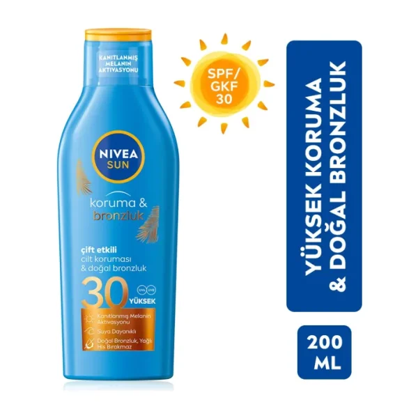 Nivea Sun Koruma ve Bronzluk 200 ml 30 Faktör Bronzlaştırıcı