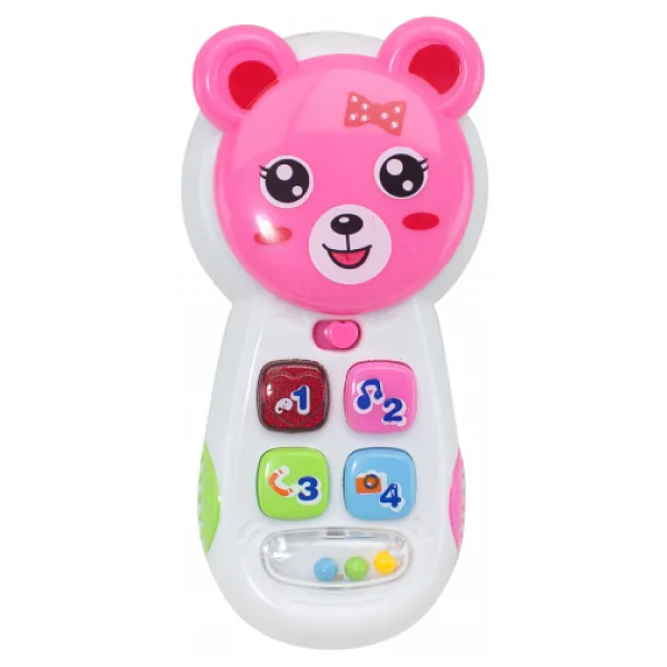 Oyuncak Telefon Sevimli Ayıcık Işıklı Sesli