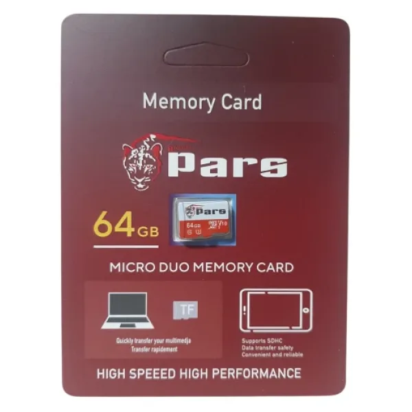 Pars 64 GB MicroSD Hafıza Kartı (Adaptörsüz) U3 Özelliği