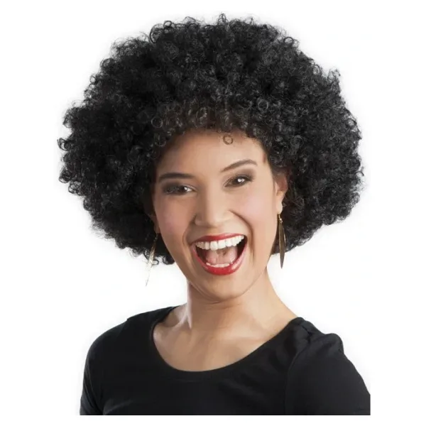 Parti Aksesuar Siyah Renk Kivircik Afro Bonus Peruk Parti Perugu