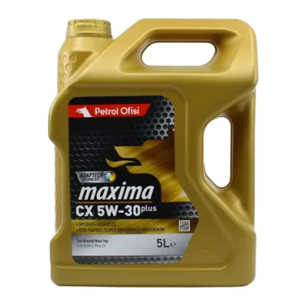 Petrol Ofisi Maxima CX 5W30 5 Lt Tam Sentetik Partiküllü Motor Yağı