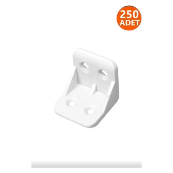 Plastik L Köşe Beyaz 25X25 250 Li Paket