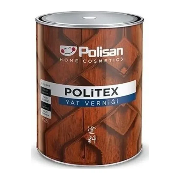 Polisan Politex 2.5 lt Parlak Şeffaf Yat Verniği