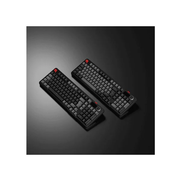 Rampage LOYAL Pro Gri-Beyaz RGB Red Switch Kablosuz Mekanik Oyuncu Klavyesi