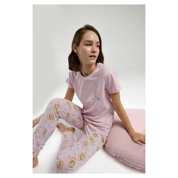 Rolypoly Kadın Pembe Pijama Takımı