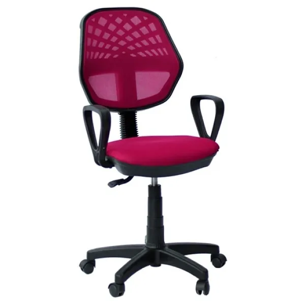 Sdt Ticaret Pembe Fileli Ofis Sandalyesi