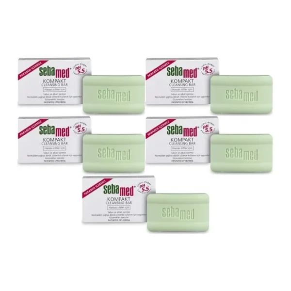Sebamed Sabun Kompakt Hassas Cilt 100GR (5 Li Set)