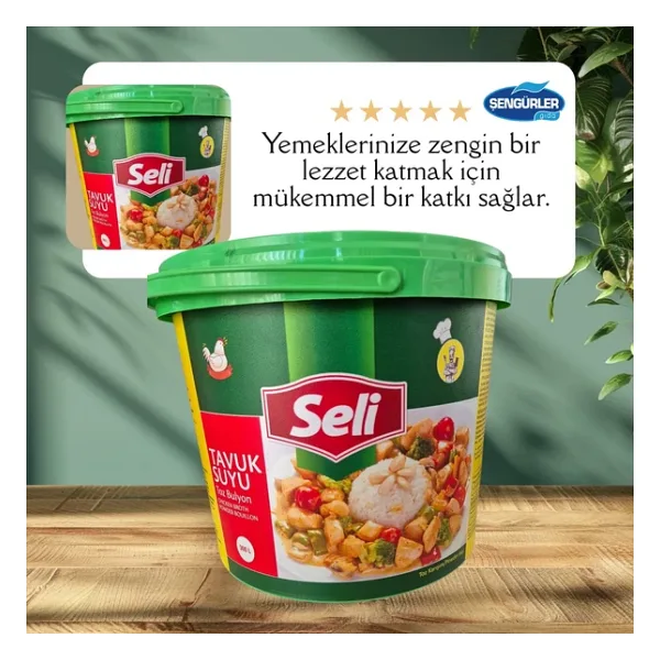 Seli Tavuk Suyu Toz Bulyon 5 KG