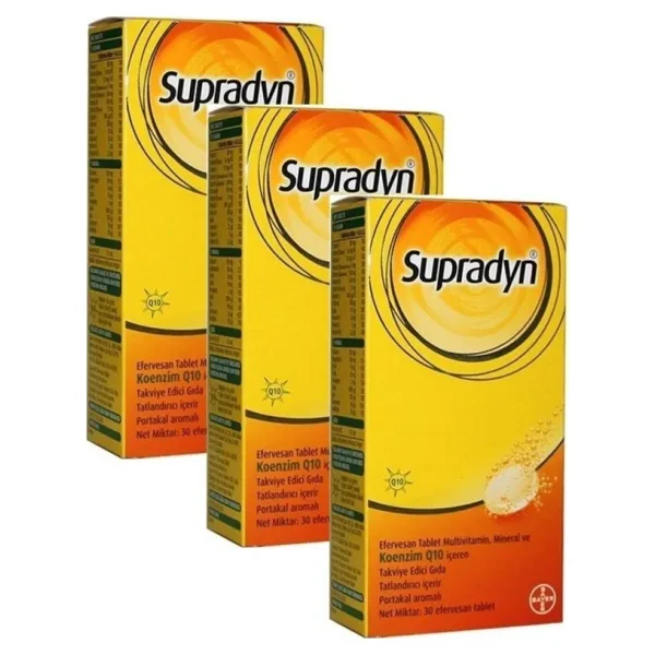 Supradyn Daily Multivitamin Efervesan 30 Tablet 3'lü