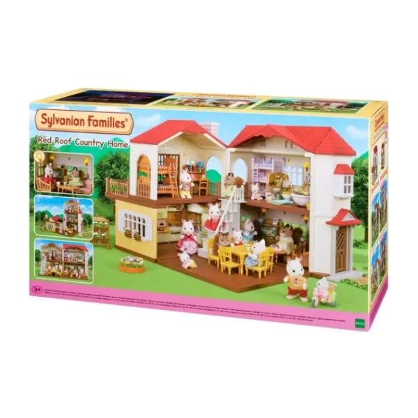 Sylvanian Families Kırmızı Çatılı Işıklı Şehir Evi 5302
