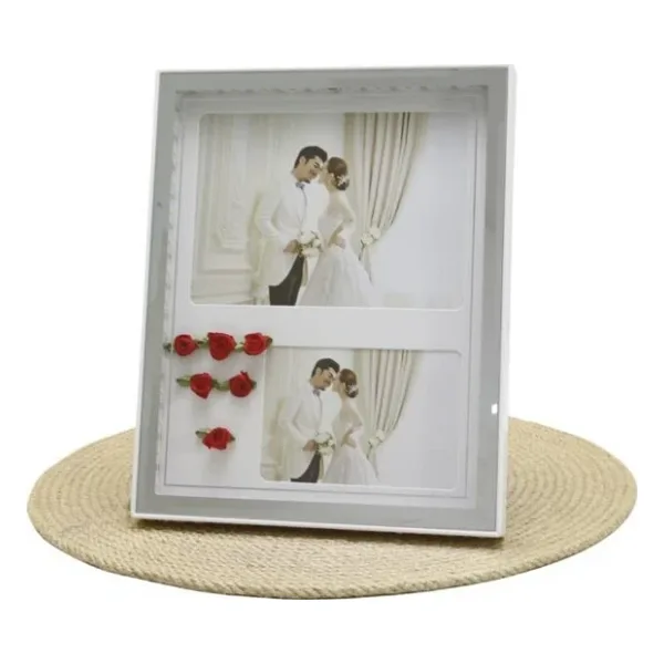 T.concept Led Işıklı 2 Li Fotoğraf Çerçevesi Beyaz 20 x 25 Cm