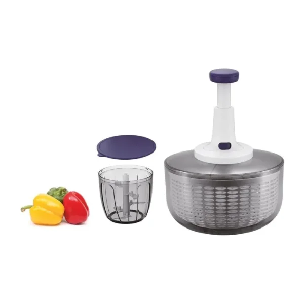 Tekno Trust Beyaz Chef Rondo 900 ml & Salata Kurutucu 6 Litre Set VP-907 - Almond