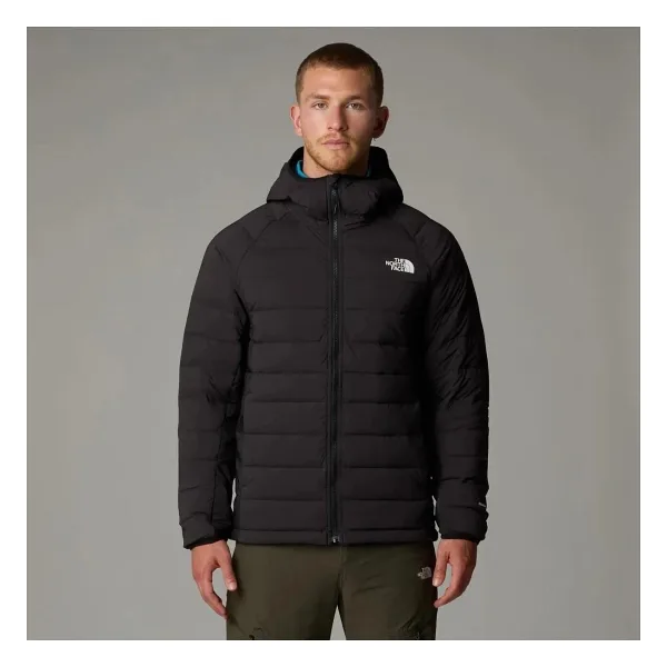 The North Face Belleview Stretch Down NF0A7UJE4H01 Kapüşonlu Koyu Siyah Erkek Şişme Mont