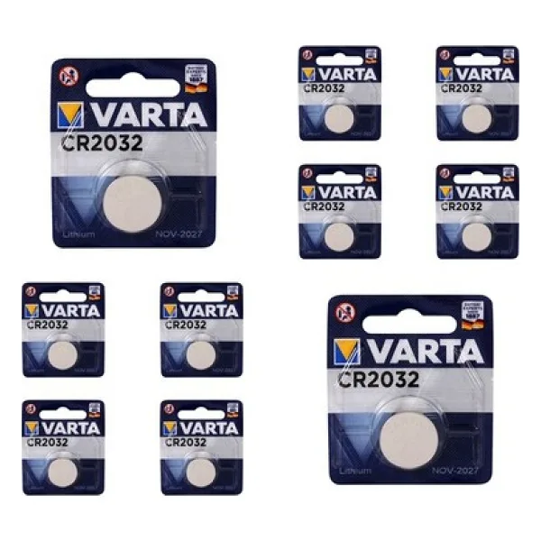Varta CR2032 3V 10'lu Lityum Düğme Pil