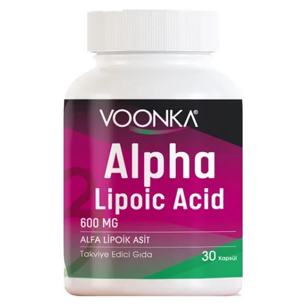 Voonka Alpha Lipoic Acid 600 mg 30 Kapsül
