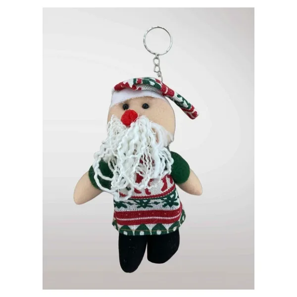 YILBAŞI Temalı Peluş Anahtarlık Çanta Süsü Ağaç Süsü Dekor Süsü Hediye (13-15 cm) (kod:124)
