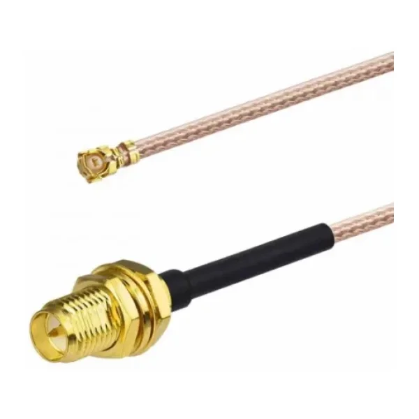 30Cm Rp Sma Dişi ( Erkek) Ipex Mhf1 Rf Bağlantı Kablosu 0-6Ghz Altın Kaplama Konnektör Koaksiyel Kablo Ufl U.fl Ipx Ipex Mini Pcıe Anten 1.13 Wifi Gsm Gps Fpv Lora Helium Router Modem Gprs