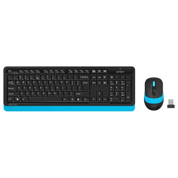 A4 TECH FG1010 KABLOSUZ STANDART MAVİ Q KLAVYE+MOUSE