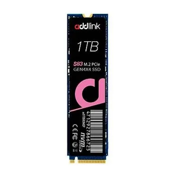 Addlınk Ad1tbs83m2p 1tb M.2 2280 Pcıe Gen4x4 Nvme R:3400 W:2400