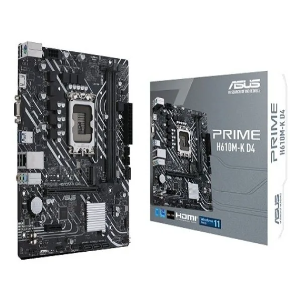 Asus Prime H610M-K D4 Intel LGA1700 DDR4 Micro ATX Anakart
