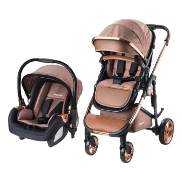 Baby Care Crom Travel Sistem Bebek Arabası Kahverengi st452