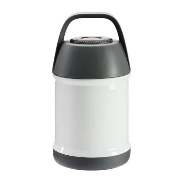 Beyaz Çelik 560 ml Vakumlu Yemek Bebek Mama Saklama Termosu Sefertası cin721by