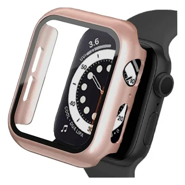 BİNANO APPLE WATCH 8 45MM SENSE KASA VE EKRAN KORUYUCU ROSE GOLD