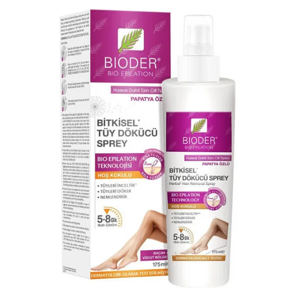 Bioder Kadın 175 ml Tüy Dökücü Sprey