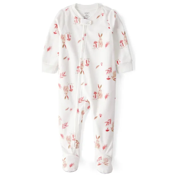Carter's Kız Bebek Ekru Polar Tulum