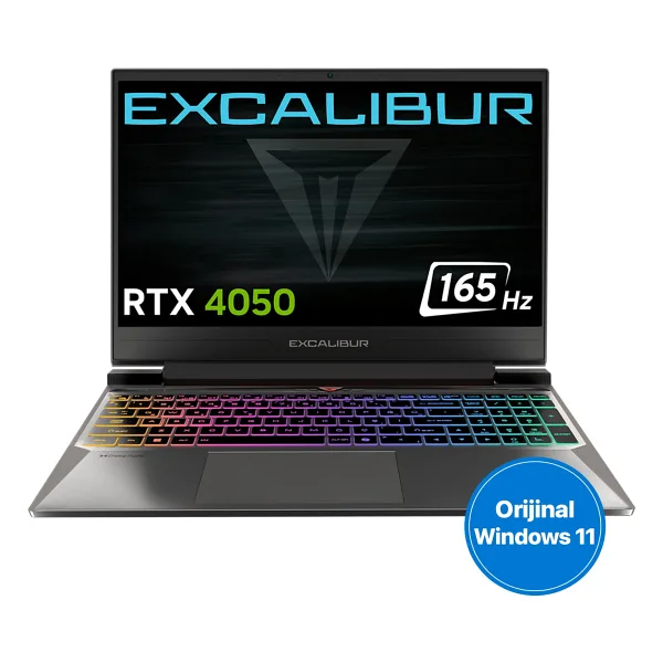 Casper Excalibur G870.1362-BFA0R-C i7-13620H 16 GB 1 TB SSD RTX4050 15.6" Full HD Gaming Laptop