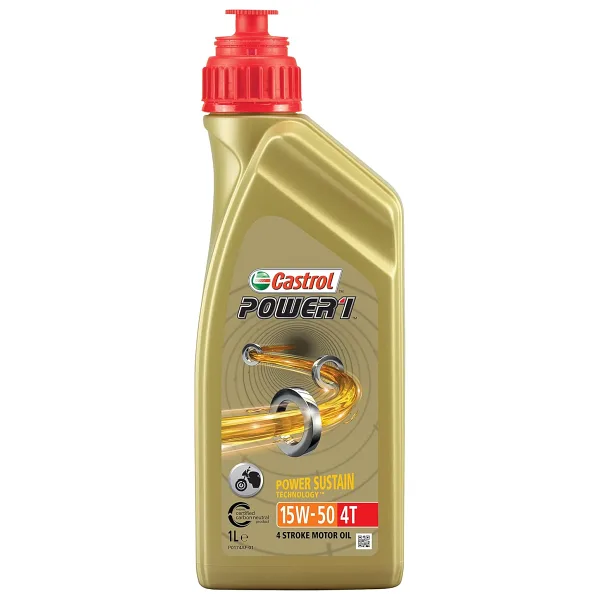 Castrol Power1 15W-50 4T 1 lt Motosiklet Yağı