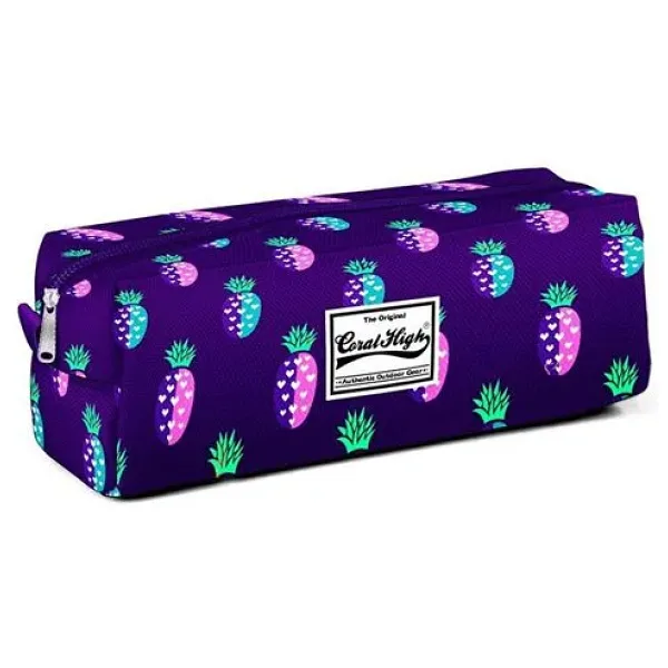 Coral High 22232 Ananas Desenli Tek Bölmeli Kalemlik