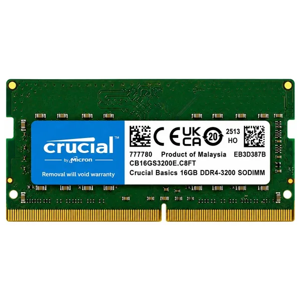 Crucial Basics 16 GB 3200 MHz CL19 CB16GS3200E DDR4 Ram