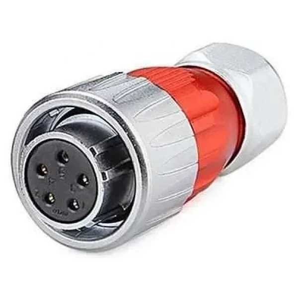 DH-20-J05PE-03-001 5-Pin Su Geçirmez Konnektör - Dişi