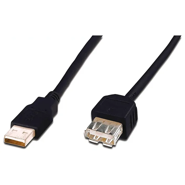 Digitus AK-300202-018-S 1.8 m USB 2.0 Uzatma Kablosu