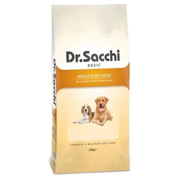 Dr. Sacchi Premium Düşük Tahıllı Tavuklu 15 kg Yetişkin Köpek Maması
