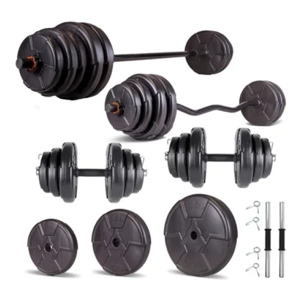 Ecg Hero Serisi 98 kg Z Bar Dambıl ve Halter Seti