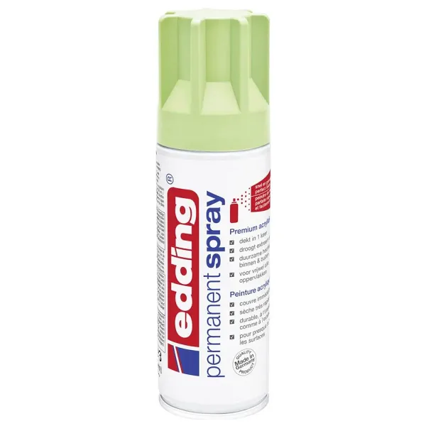 Edding 5200 Permanent Sprey Premium Akrilik Boya Pastel Yeşil Mat
