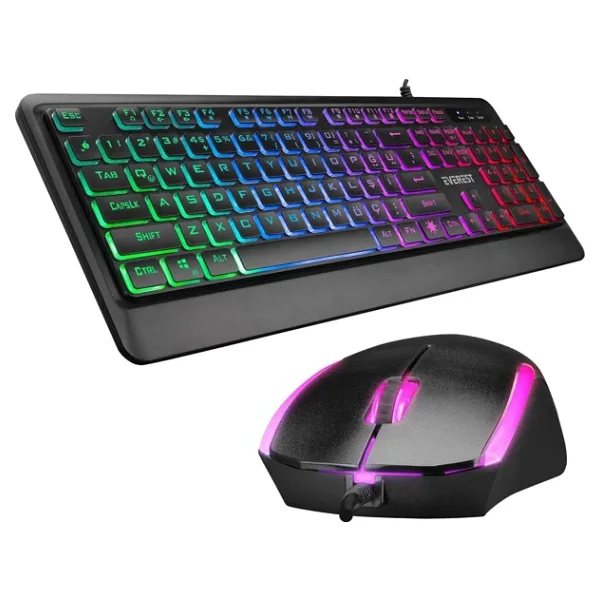 Everest Forza Plus KM-R59 Kablolu Oyuncu Klavye Mouse Seti