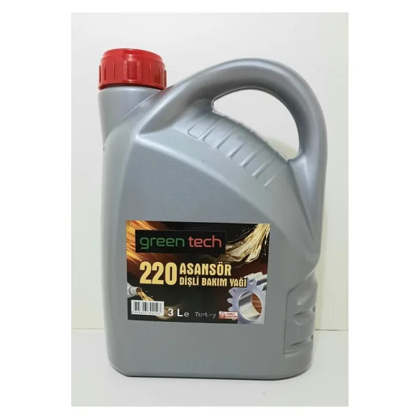 greentech 220 ASANSÖR DİŞLİ BAKIM YAĞI 3 LİTRE