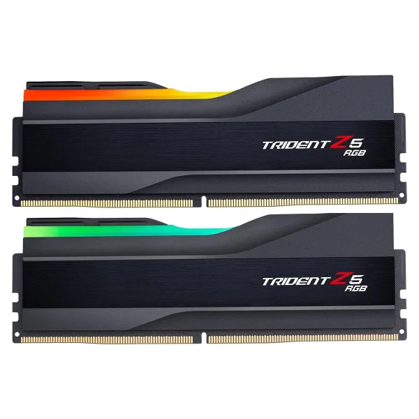 Gskıll Trident Z5 Rgb Siyah Ddr5-7600Mhz Cl38 48Gb (2X24gb) Dual (38-48-48-121) 1,35V