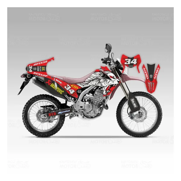 Honda CRF 250 L Lion Desing Sticker Set