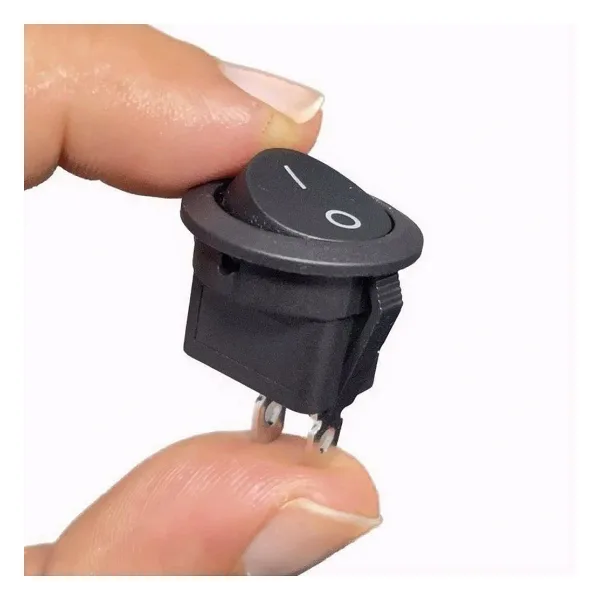 IC-133 Yuvarlak Işıksız Devre Anahtarı On-Off 2P