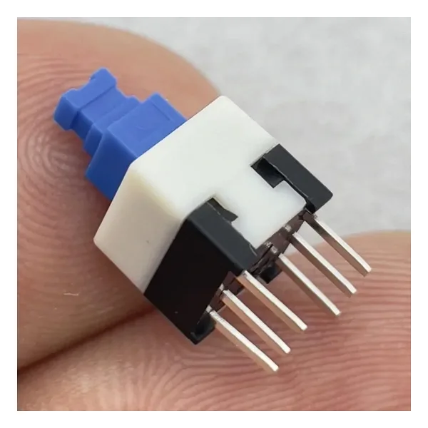 IC-197 6 Pinli Bacaklı Yaylı Push Buton 7x7mm