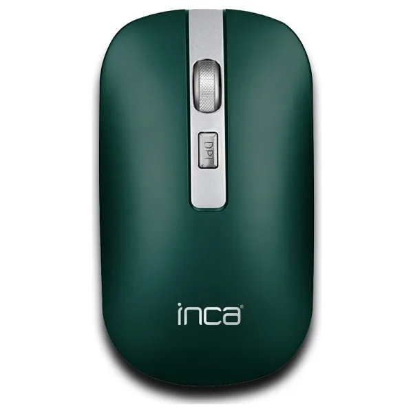 Inca IWM-531RY Yeşil Bluetooth/Wireless Rechargeable Special Mouse