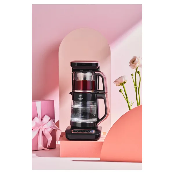 Karaca Çaysever Robotea Pro Connect Akıllı Konuşan Cam Çay Makinesi 4 in 1